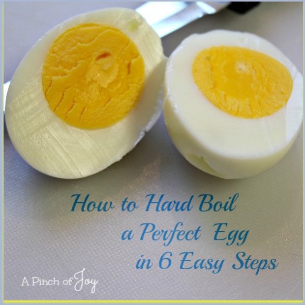 How To Hard Boil A Perfect Egg In 6 Easy Steps A Pinch Of Joy