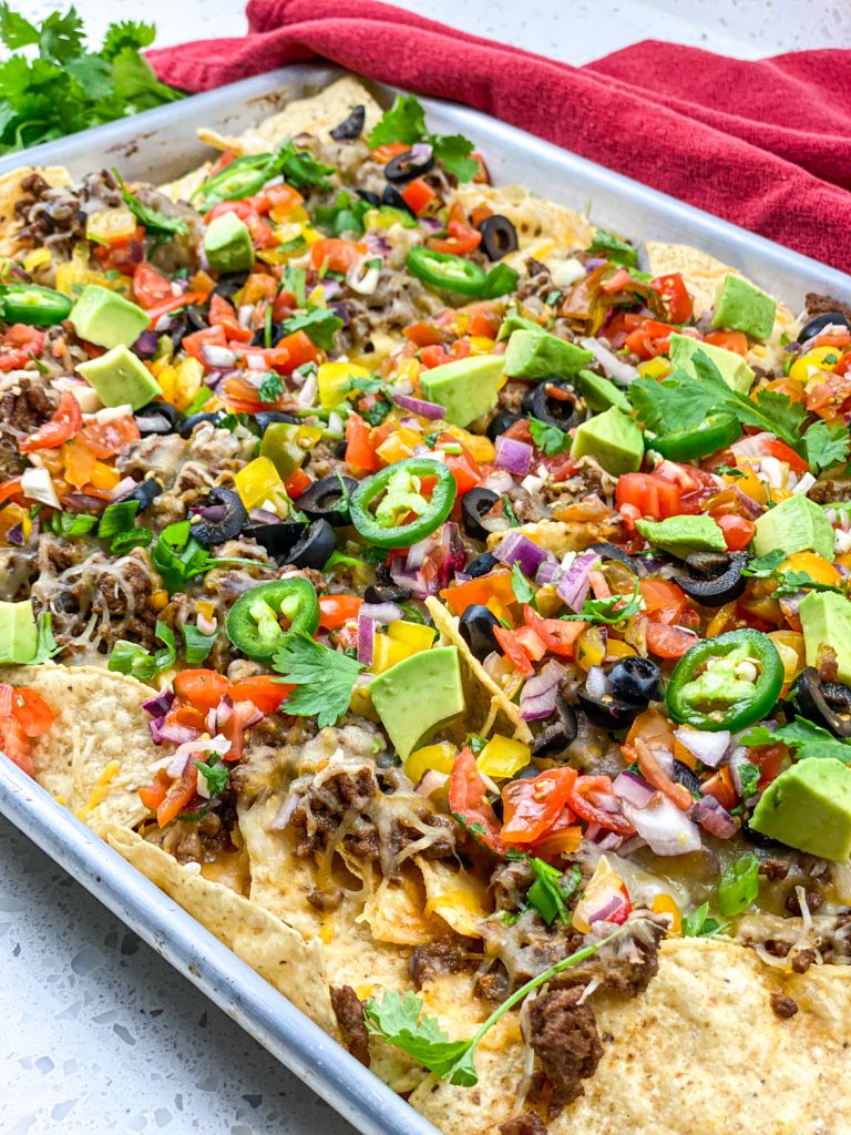 Loaded Sheet Pan Nachos